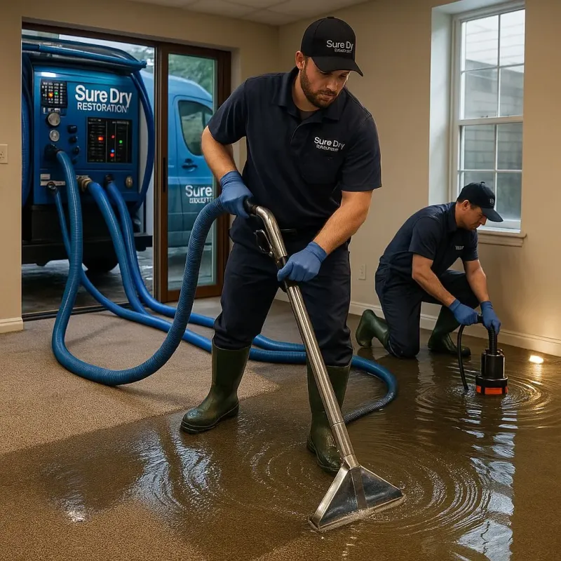 Water Extraction and Removal process in Pickett County, TN